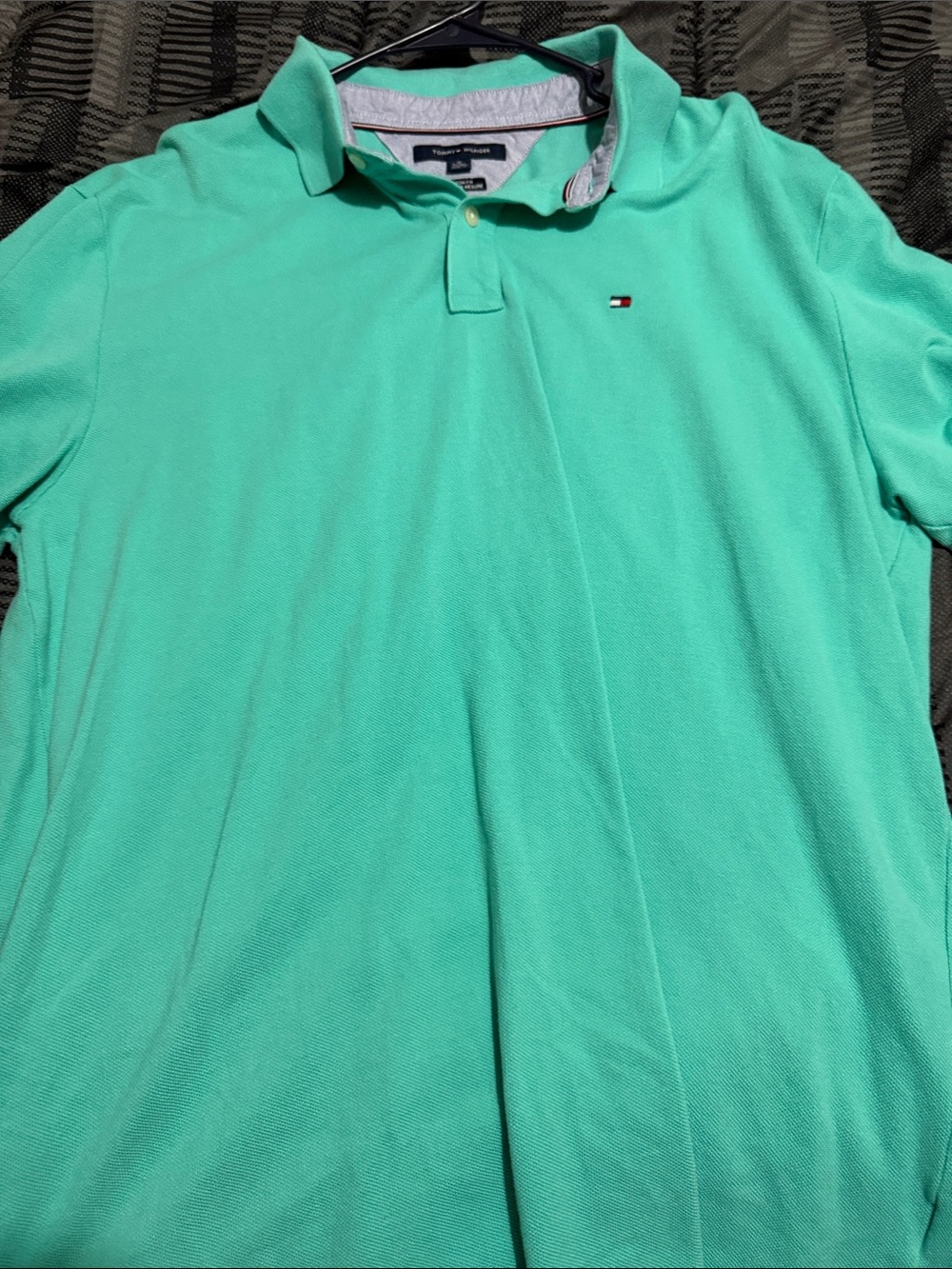 Tommy Hilfiger Men’s Mint Polo Shirt - Light Green